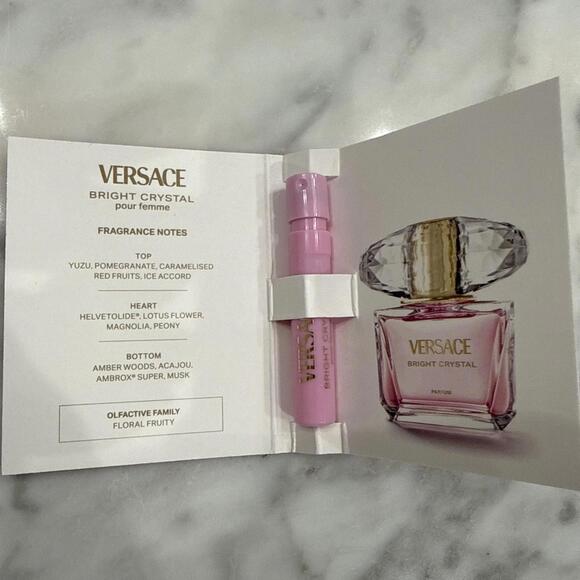 4 Versace Women's Fragrance Samples Dylan Purple, Turquoise, Bright Crystal - Picture 5 of 6